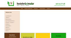 Desktop Screenshot of hosteleriainsular.com